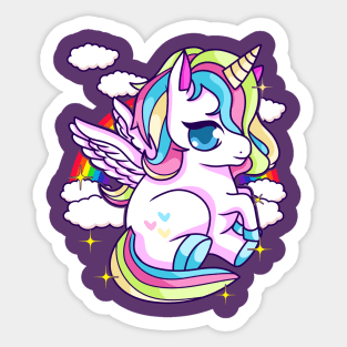 Pegasus Unicorn Cute Sticker